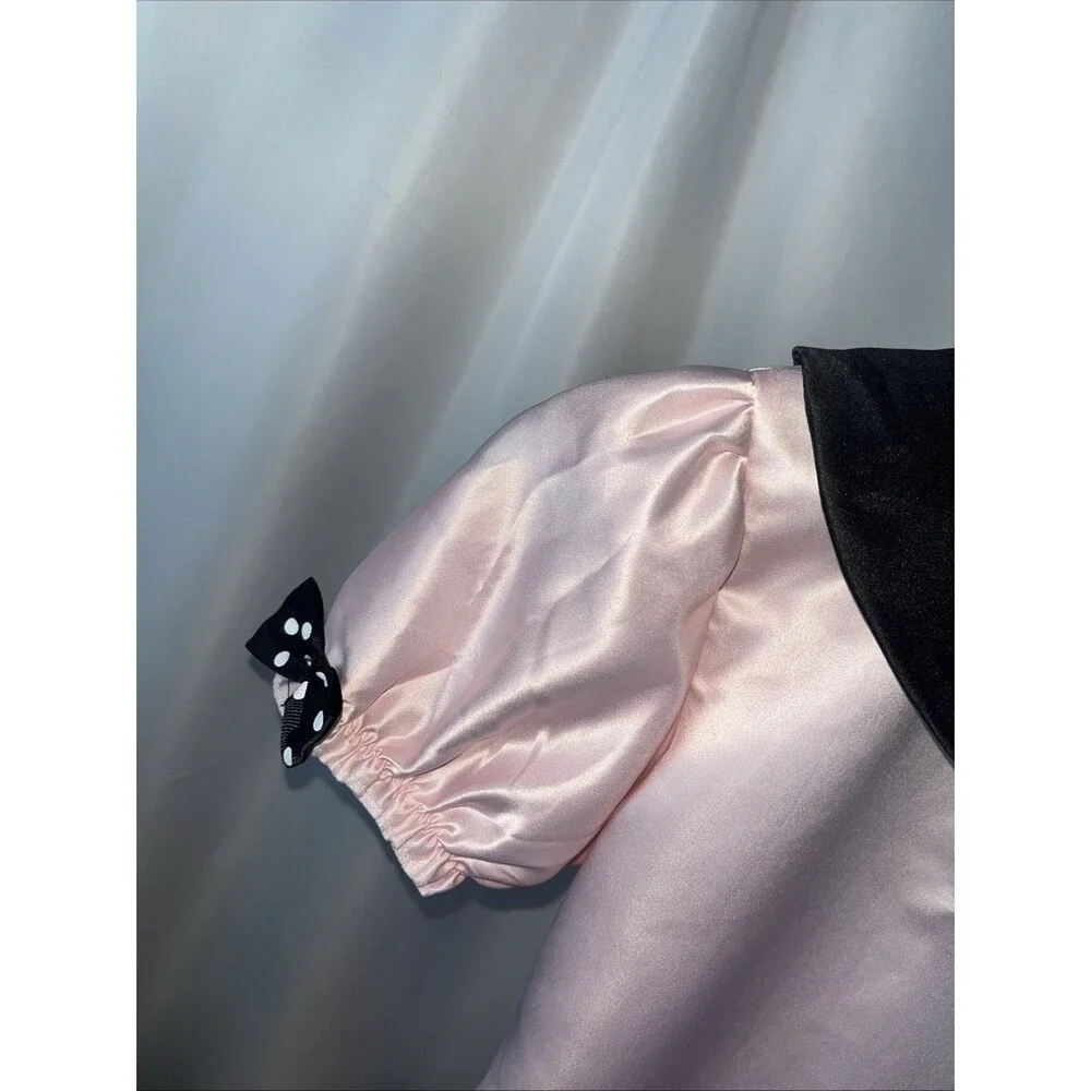 Youlson Pink Poodle Skirt Girls Dress 10-12 1950 Icon Halloween Costume Grace